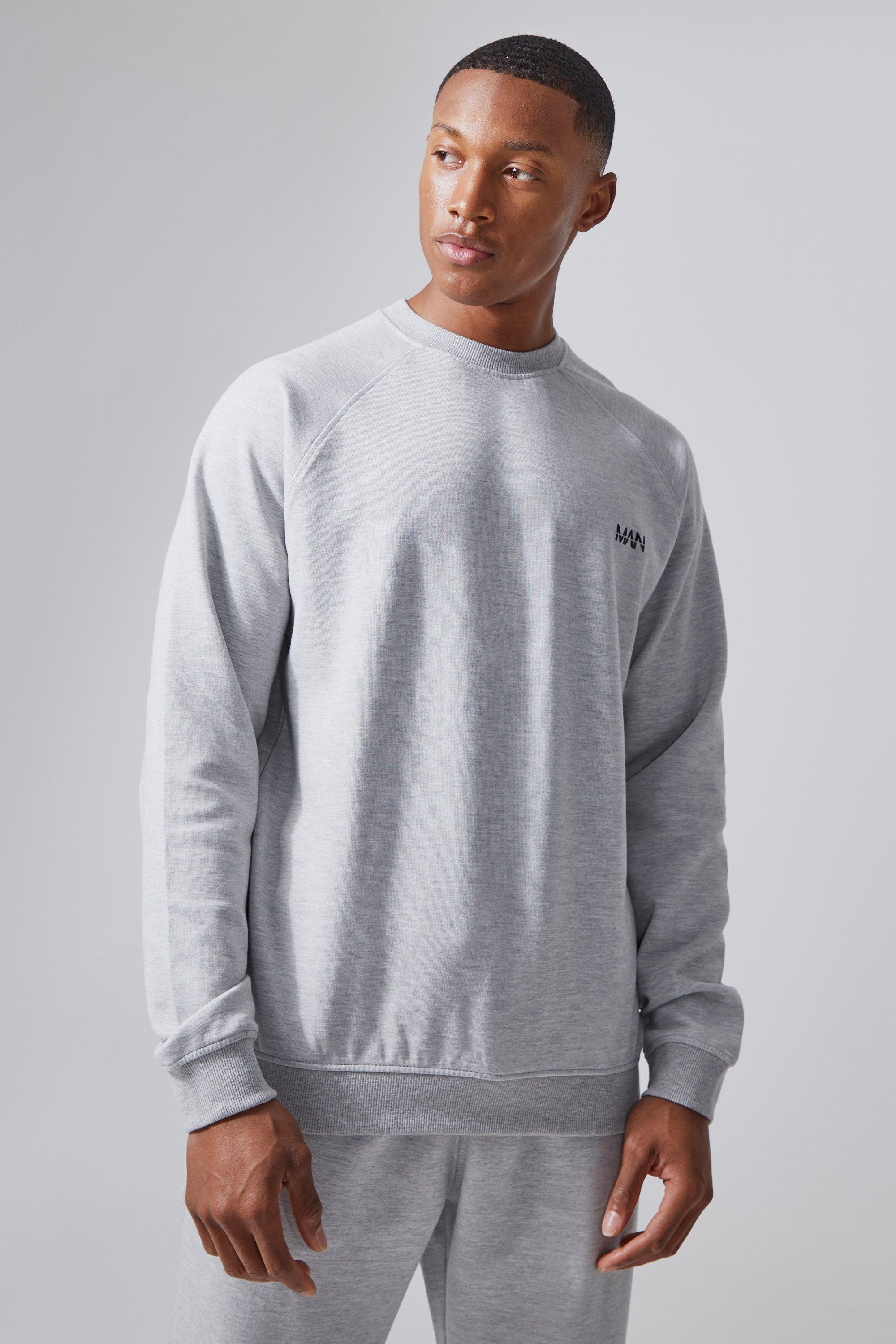 Mens grey marl discount sweatshirt